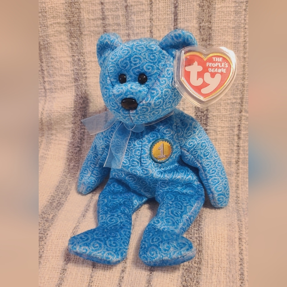 2001 Classy  the Bear Beanie Baby 💙